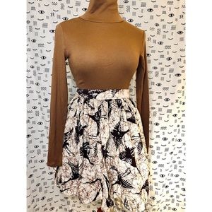 Vintage 50s Handmade Mini Skirt